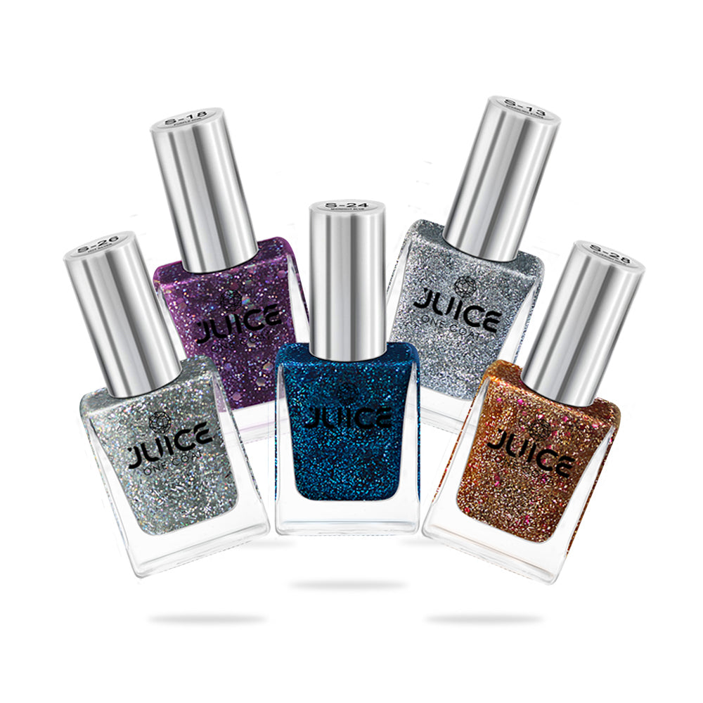 SPARKLING STARS - S13 | PURPLE DIVA - S18 | MIDNIGHT BLUE - S24 | HOT SILVER - S26 | SILVERISH GOLD - S28 | COMBO NO. 21