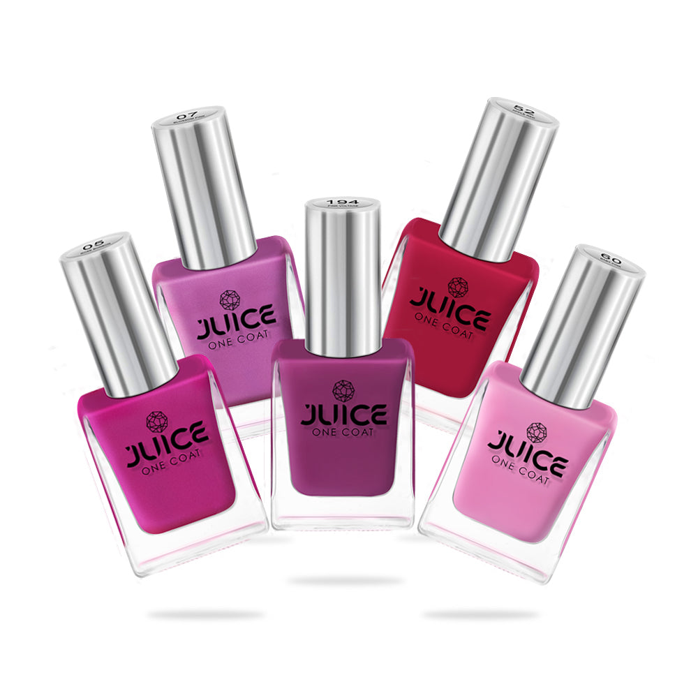 PINK VOLTAGE - 194 | BABY PINK - 60 | APPLE RED - 52 | BLOSSOM PINK - 07 | ROSE BONBON - 05 | COMBO NO. 30