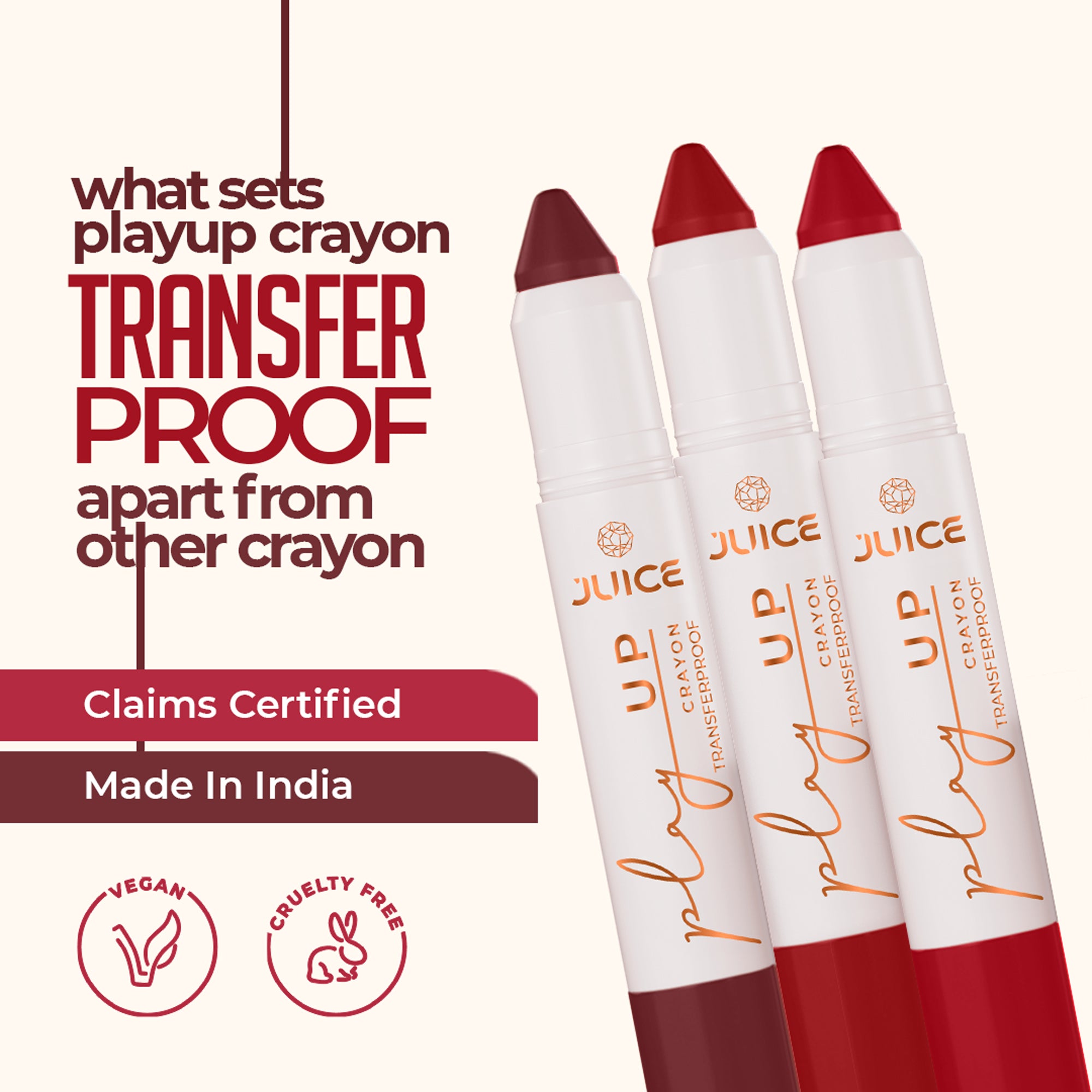 PLAY UP TRANSFERPROOF CRAYON