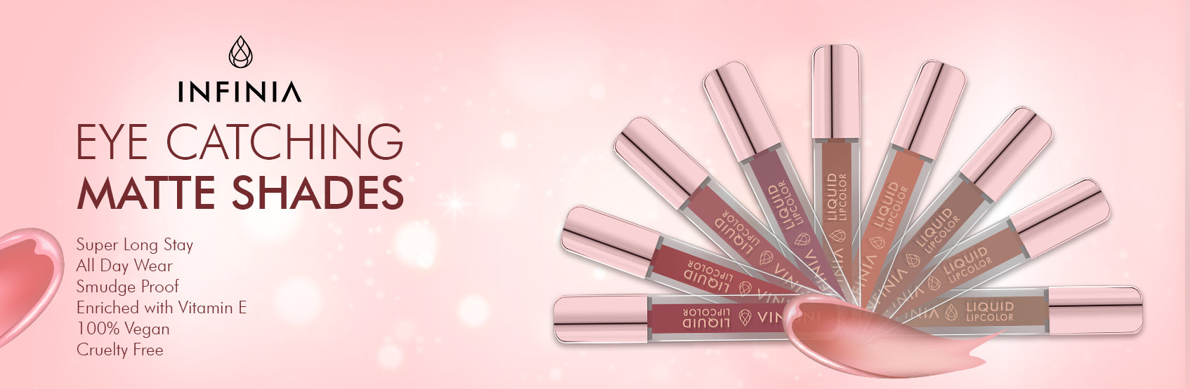 INFINIA LIQUID LIPCOLOR banner