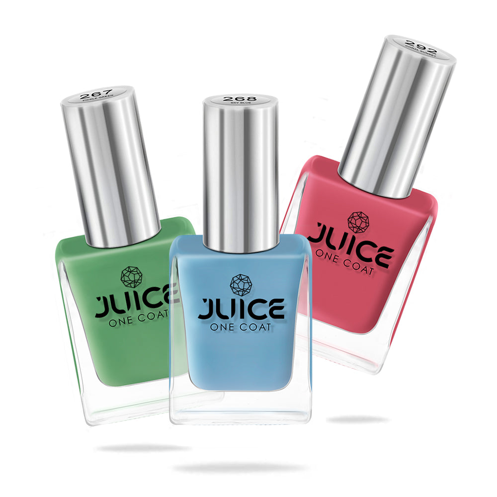 PICKLE-GREEN-267-|-SKY-BLUE-268-|-CORAL-SUNSET-292-|-COMBO-NO.-2